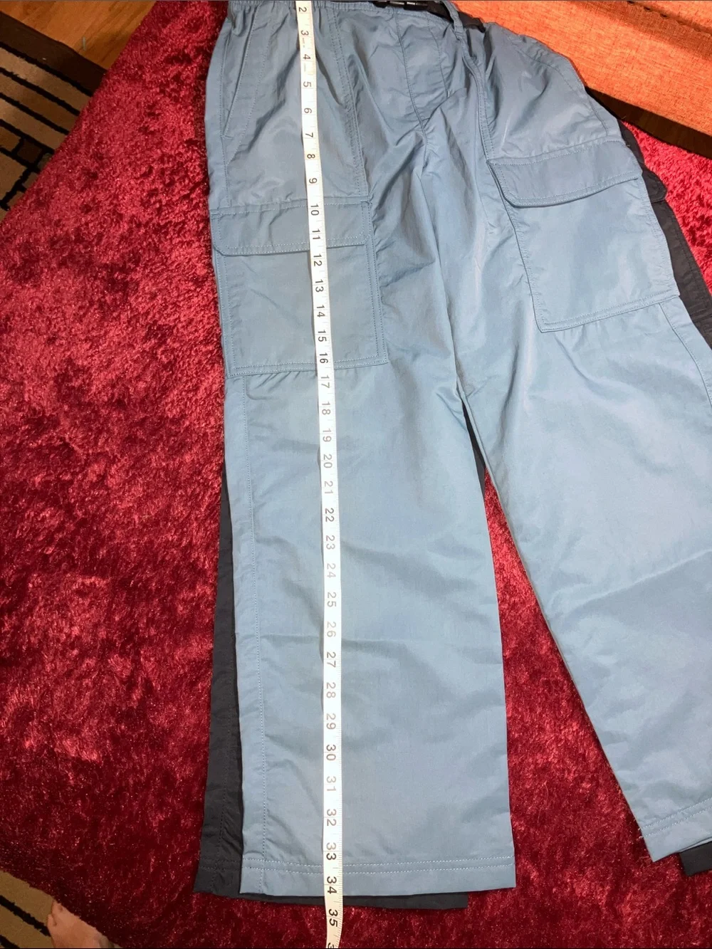 OLD NAVY LOT OF 2  KIDS CASUAL  CARGO PANTS  with Built-In Belt AND POCKETS